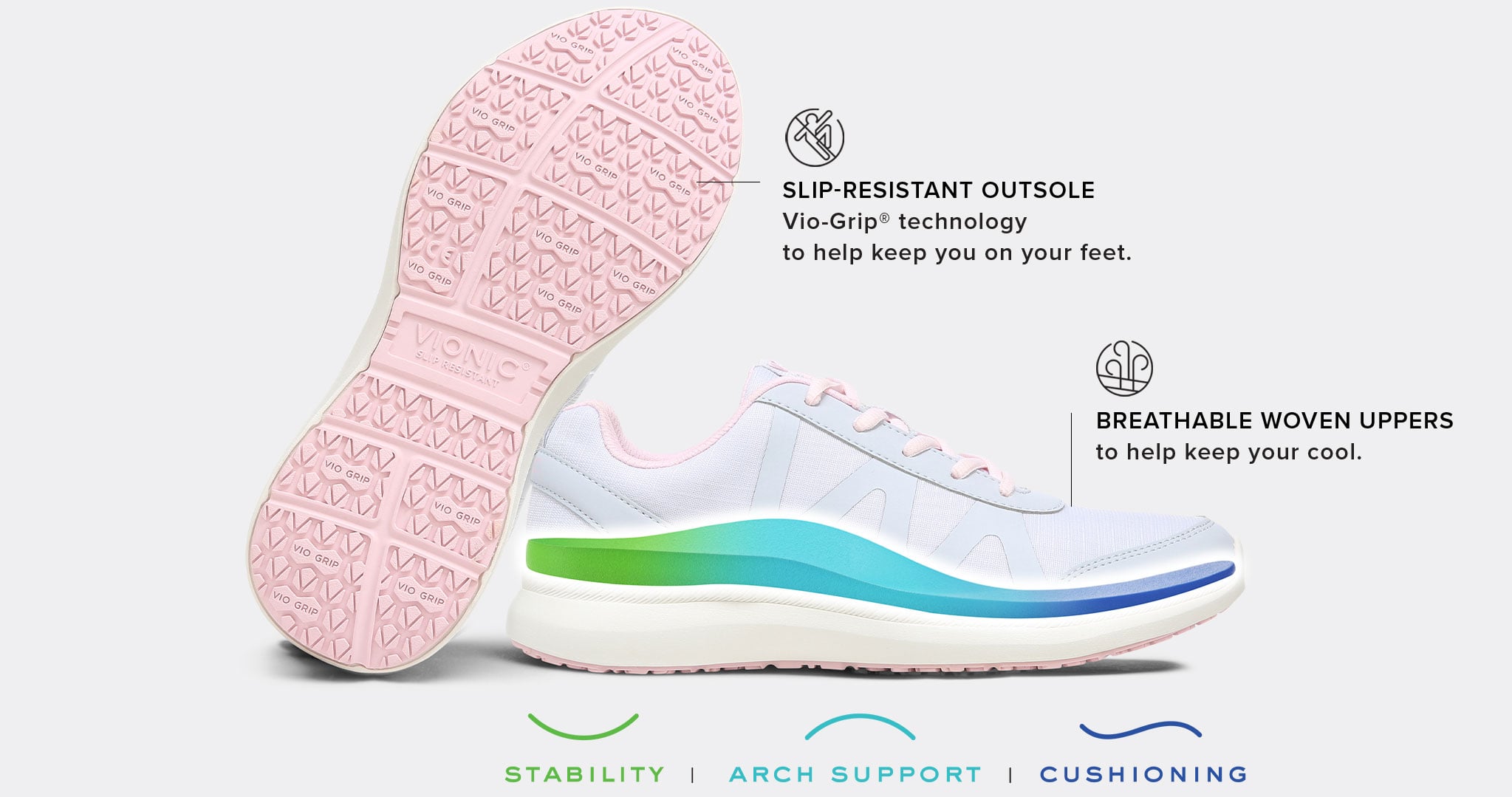 vionic shoes slip resistant