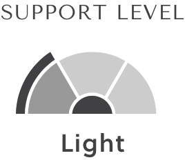 Support level: light