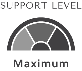 Support level: maximum
