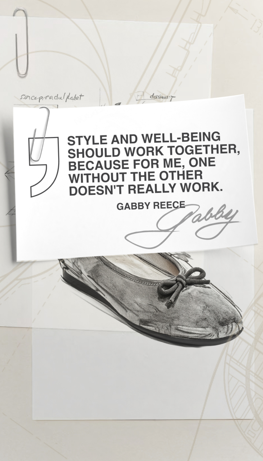 Style and well-being should work together, because for me, one without the other doesn't really work.