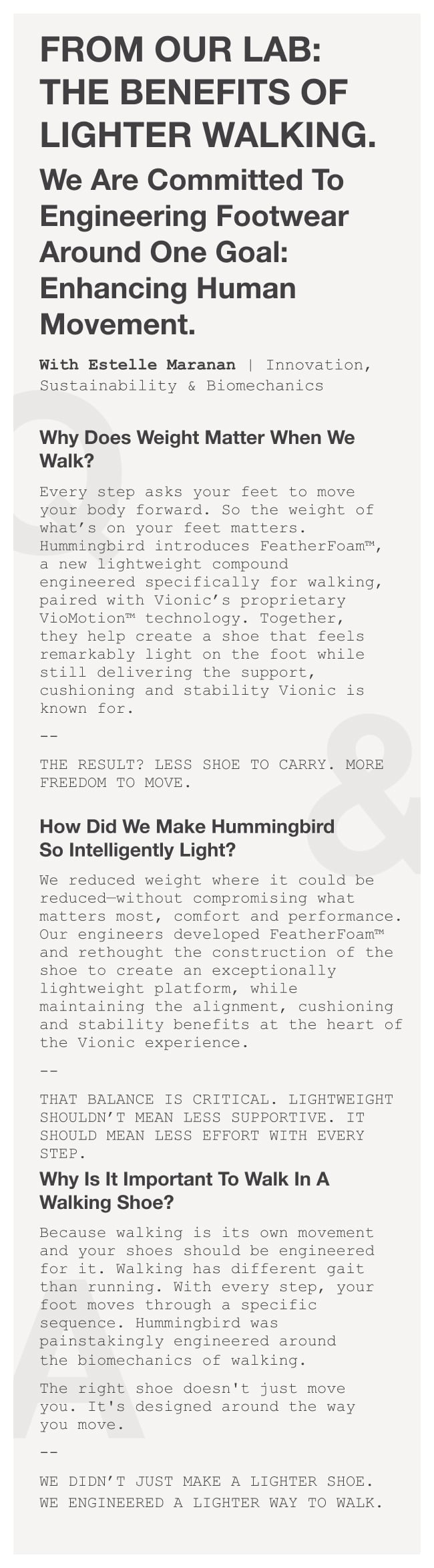Hummingbird Q and A